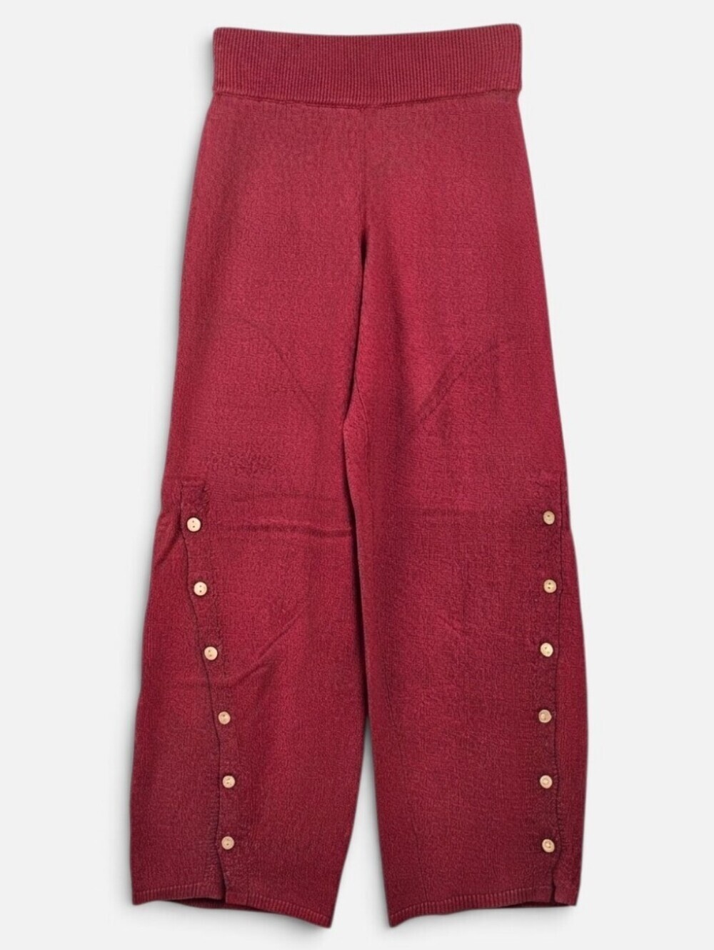 NWOT Free People Free-est Button Up Sweater Pants Wide Leg Sz.XS